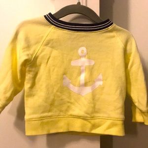 Janie and jack light sweatshirt 6-12 months